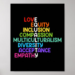 Poster Pessoas Compion Inclusive Com Deficiência Awarene
