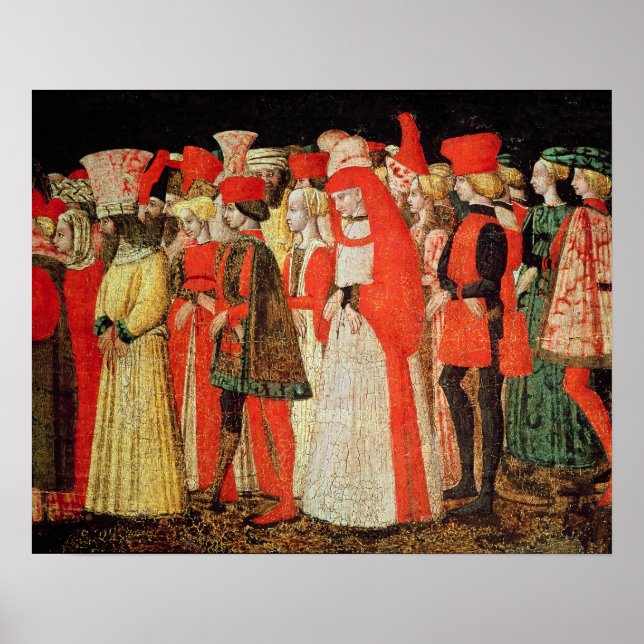 Póster Pessoas do Tribunal da Família Sforza (Frente)