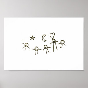 Póster Pessoas felizes