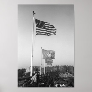 Póster Pessoas nos Bleachers