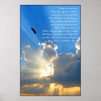 Póster Pessoas que voam são aquelas que...