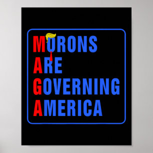 Poster Pessoas sem juízo estão governando a América Engra