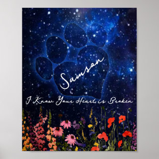 Poster Pet Dog Loss Sympathy