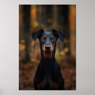 Poster Pet Grooming Salon Boutique German Pinsch Retrato
