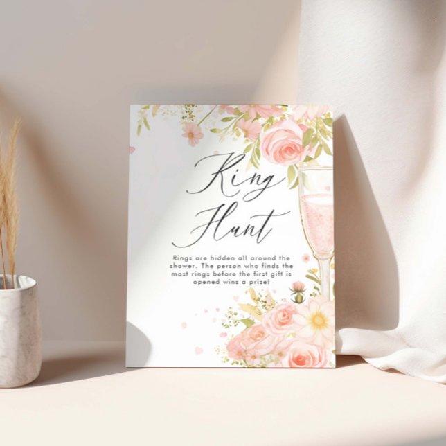 Poster Petais E Chá de panela Prosecco Ring Hunt (Criador carregado)