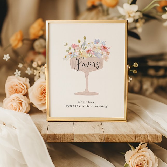 Poster Petais e Sinal de Favoritos ao Chá de panela Prose (Criador carregado)