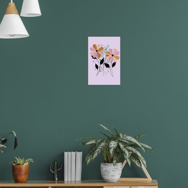 Poster Pétalas Bonitas (Sala de Estar 1)