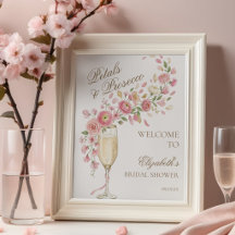 Pétalas Elegantes e Boas-Vindas Florais Prosecco