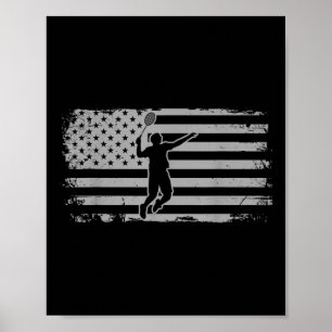 Poster Peteca da Bandeira Americana