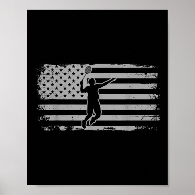 Poster Peteca da Bandeira Americana  (Frente)