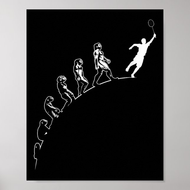 Poster Peteca de Badminton Evolution Art Esportes  (Frente)