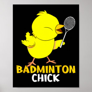 Poster Peteca Frango Galinha Peteca Feminina Badminton