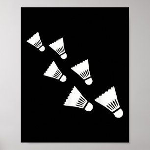 Poster Petecas de Badminton