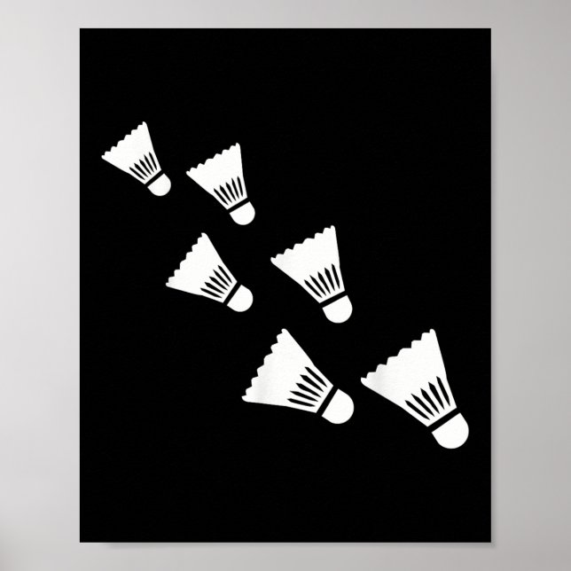 Poster Petecas de Badminton  (Frente)