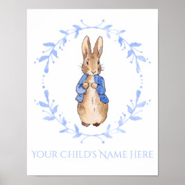 Poster Peter com Personalização do Nome da Criança