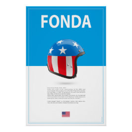 Póster Peter Fonda Helmet