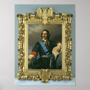 Póster Peter mim o grande 1838