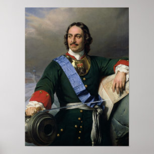 Póster Peter mim o grande 1838