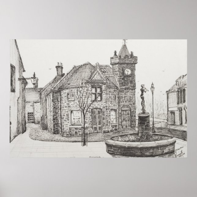 Póster Peter Pan Statue Kirriemuir Scotland 2007 (Frente)