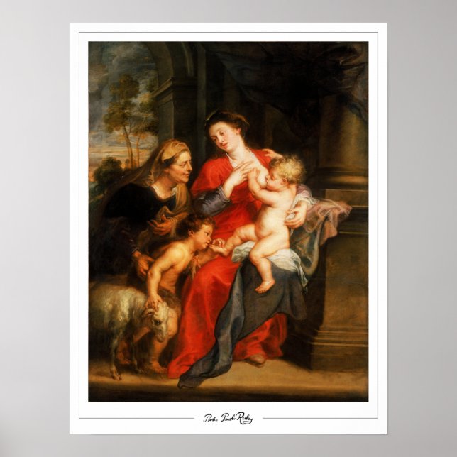 Poster Peter Paul Rubens Cartaz de Arte Zedign #27 (Frente)