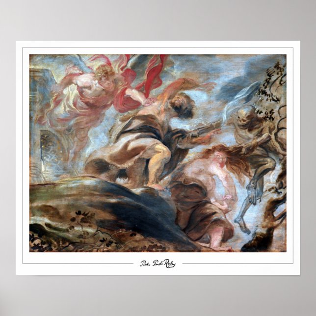 Poster Peter Paul Rubens Cartaz de Arte Zedign #34 (Frente)