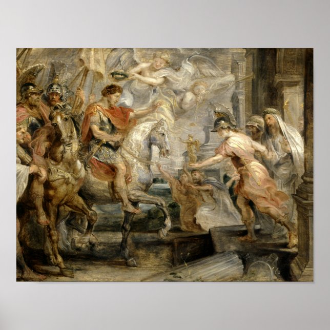 Póster Peter Paul Rubens - Entrada triunfante de Constant (Frente)
