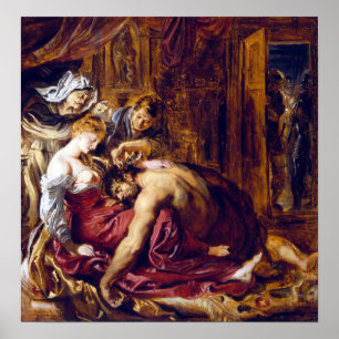 Poster Peter Paul Rubens Samson e Delilah