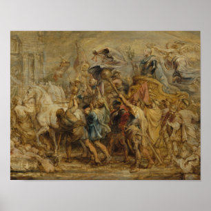 Póster Peter Paul Rubens - Triumph de Henry IV