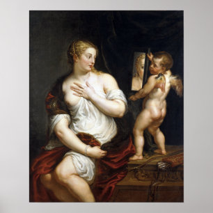 Poster Peter Paul Rubens Venus e Cupid
