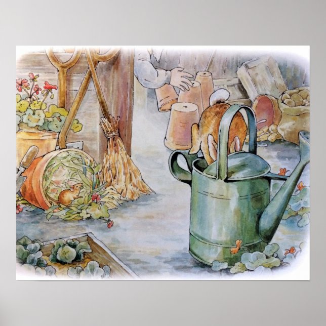 Poster Peter Pulando num Regador (Frente)