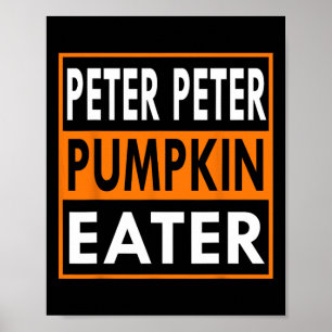 Poster Peter Pumpkin Comendo Costume Para Casais - Corres