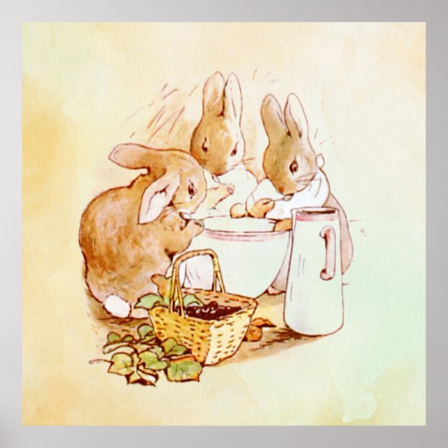 Poster Peter Rabbit Beatrix Potter (Frente)