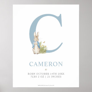 Poster Peter Rabbit | Carta Personalizada C