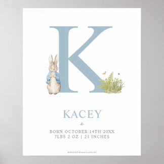 Poster Peter Rabbit | Carta Personalizada K
