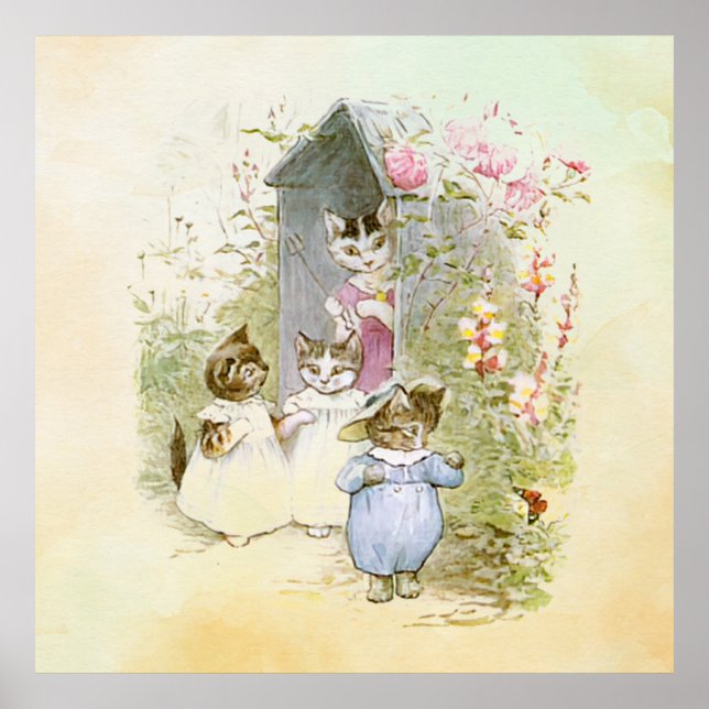 Poster Peter Rabbit (cats)  (Frente)