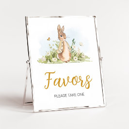 Poster Peter Rabbit Chá de fraldas Favor