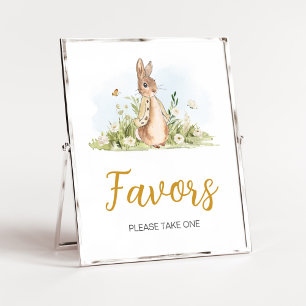 Poster Peter Rabbit Chá de fraldas Favor