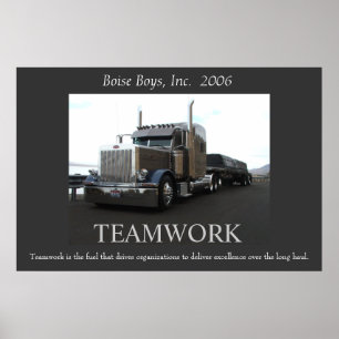 Poster Peterbilt Motivacional