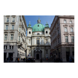 Póster Peterskirche Wien Österreich