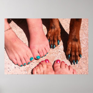 Poster Peticure - Pedicure Spa Day
