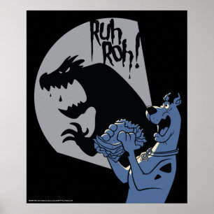Poster Petisco da meia-noite "Ruh Roh de Scooby-Doo! "