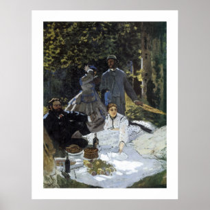 Poster Petit Dejeuner Sur L'Herbe