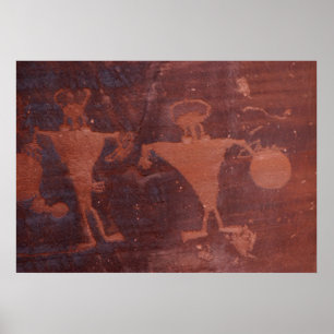 Póster Petroglyph em Moab, Utá