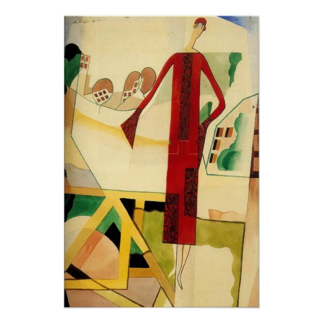 Póster Petrouchka por Rene Magaritte T-Shirt (Frente)