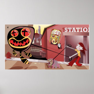 Poster Petshop de alienígena