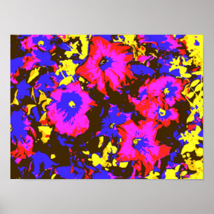 PÓSTER PETUNIAS