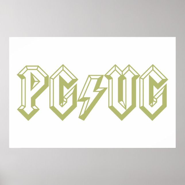 Poster PG/VG verde (Frente)