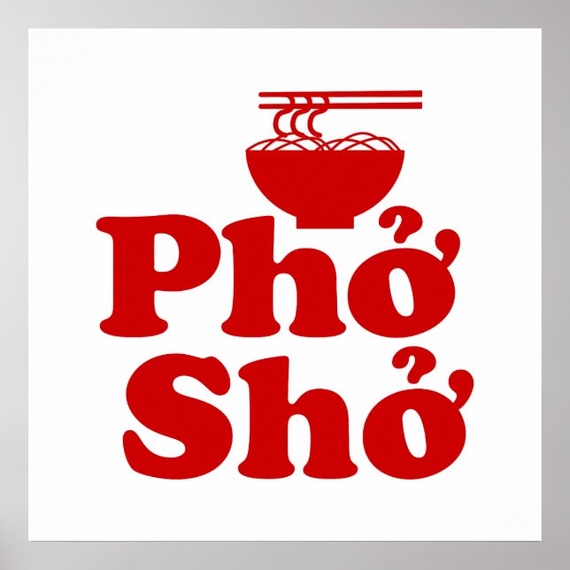 Poster Phở Shở (Frente)