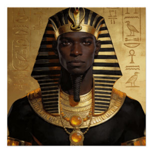 Póster Pharaoh Energy — Arte Moderna do Antigo Rei Africa