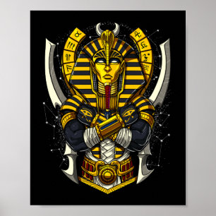 Poster Pharaoh Tutankhamun Antigo Rei Tut